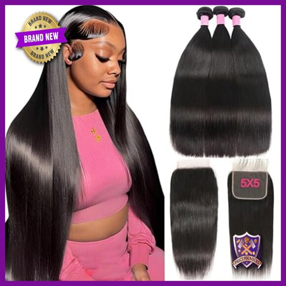Brazilian Human Hair Extensions 12A Grade Straight 100% Virgin Hair main image 6